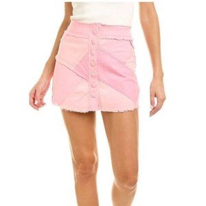 Love Shack Fancy Cayde Pink Skirt 00